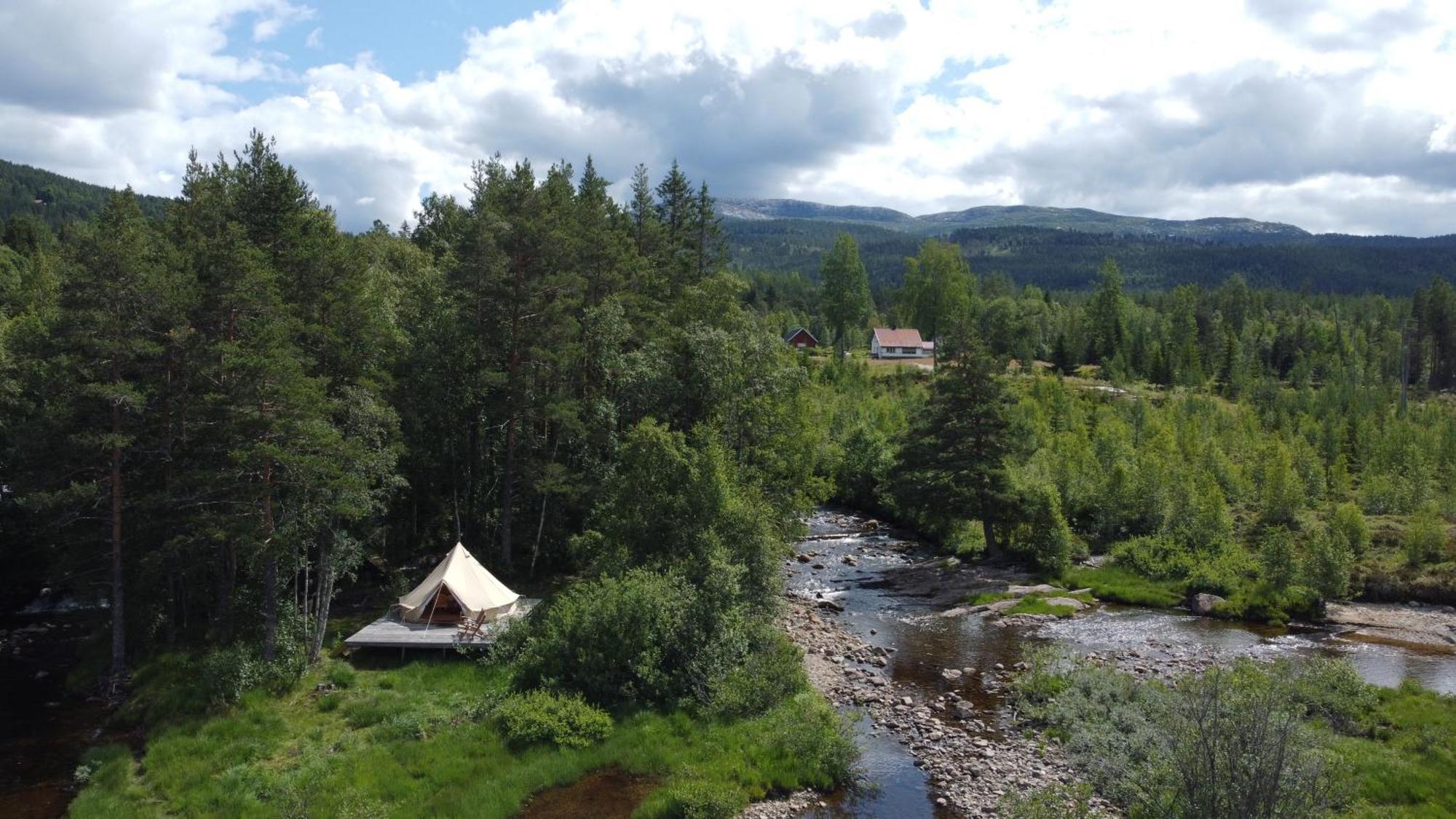 Fossumsanden Camping Og Hytter Fyresdal Dış mekan fotoğraf