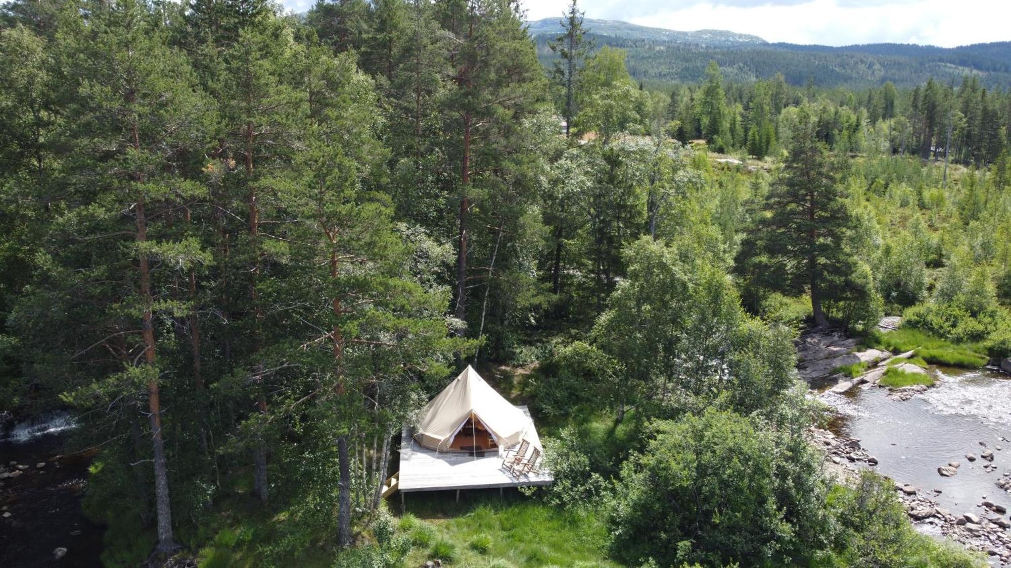 Fossumsanden Camping Og Hytter Fyresdal Dış mekan fotoğraf