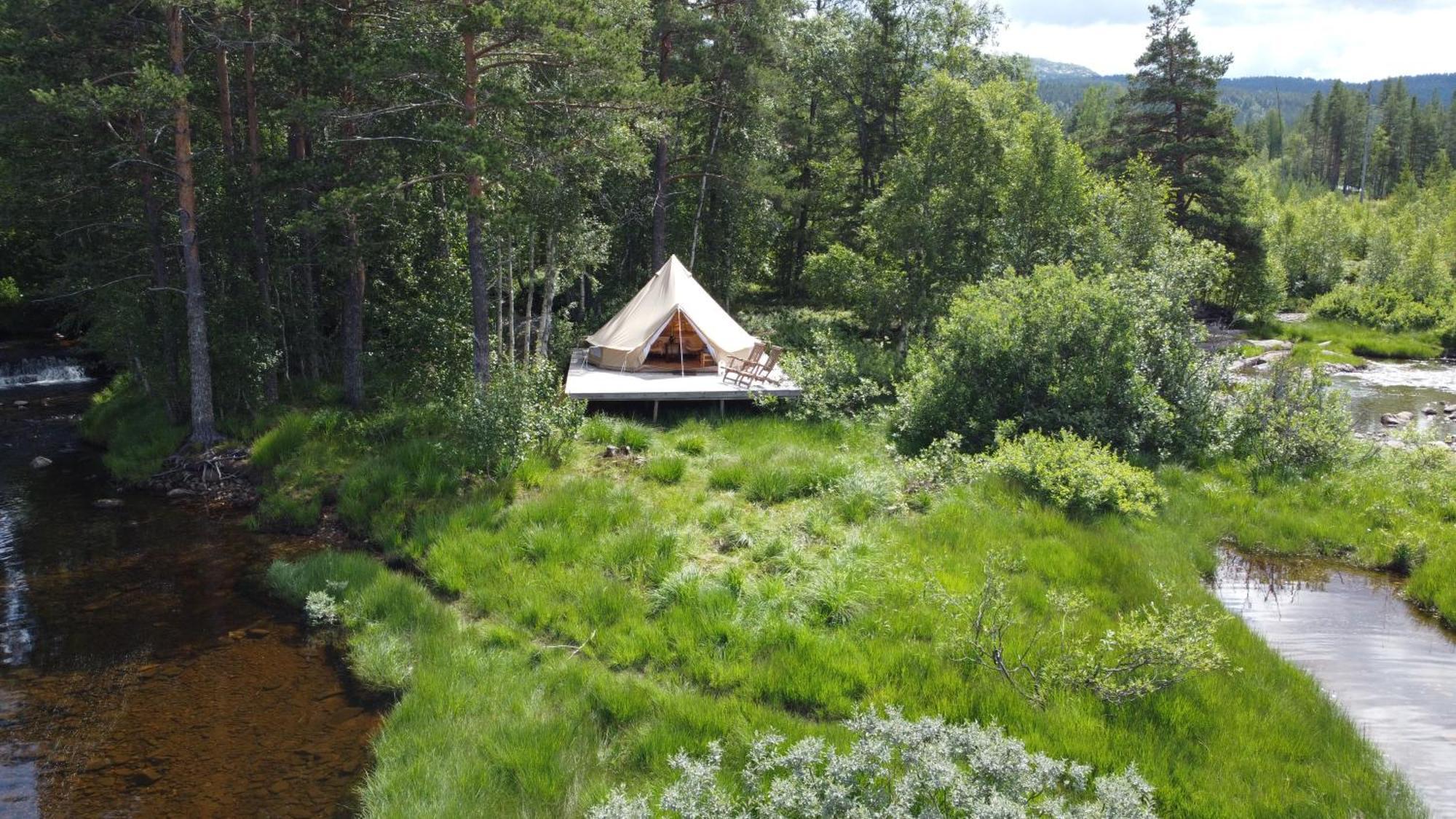 Fossumsanden Camping Og Hytter Fyresdal Dış mekan fotoğraf
